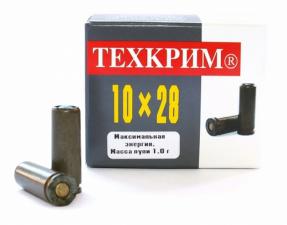 Патрон травматический Техкрим, к. 10х28 мм., 1 гр., 10 мм., Р.П.