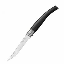 Нож Opinel Slim №10, фил.,клин.10см.,нерж.сталь зерк.пол.,рук.рог+футляр