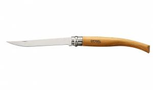 Нож Opinel Slim №12, фил.,клин.12см.,нерж.сталь зерк.пол.,рукоять падук.