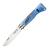 Нож Opinel серии Specialists Outdoor Junior №07, клинок 7см., нерж.сталь, рукоять пластик/резина, свисток, синий/серый