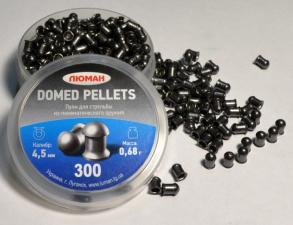 Пуля пневматическая Люман, к. 4,5 мм., Domed Pellets - 0.68 гр. (300 шт.)