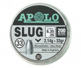 4,5мм APOLO "Slug" (200шт..) к.6,35(2.14гр.)