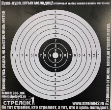 Мишень "СТРЕЛОК" 140х140 (картон)